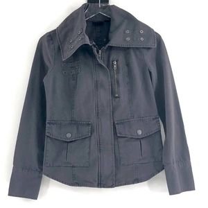 TROUVE Navy Utility Jacket, Gently Used, Size L.